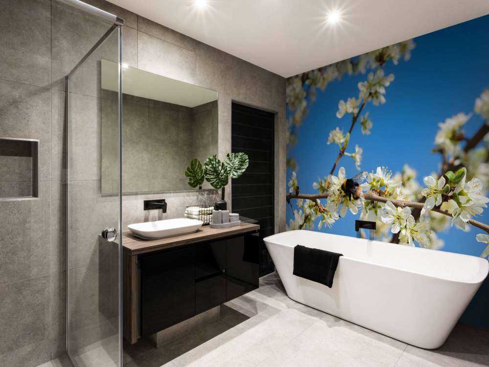 Bombo con fiori bianchi