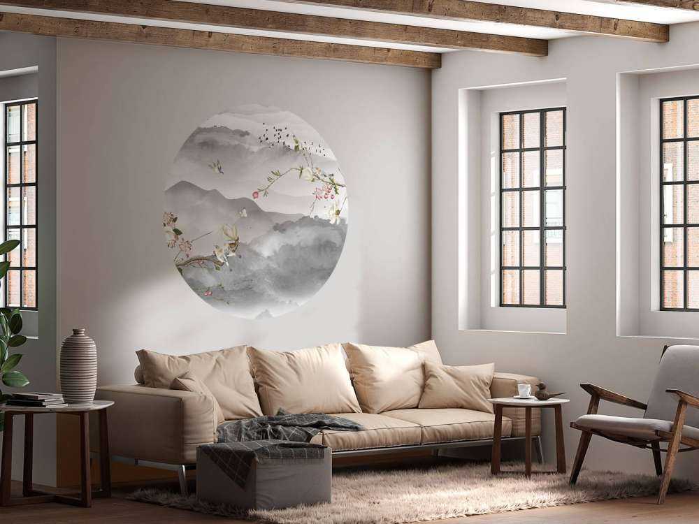 Montagne e colline grigie