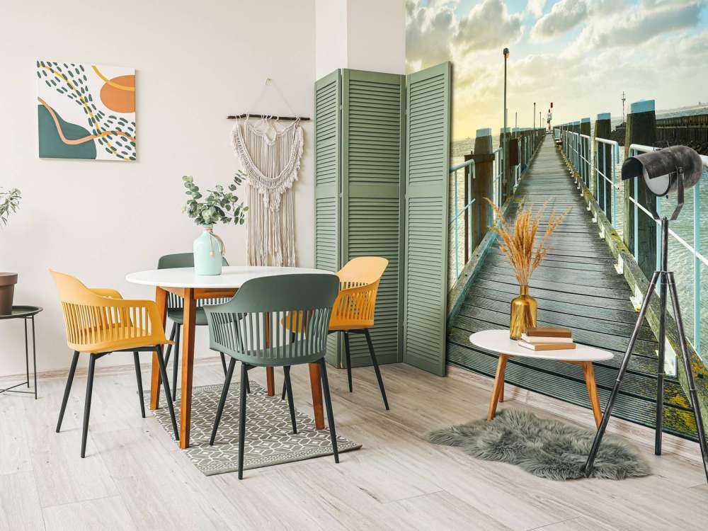 Ponteggi sulla costa