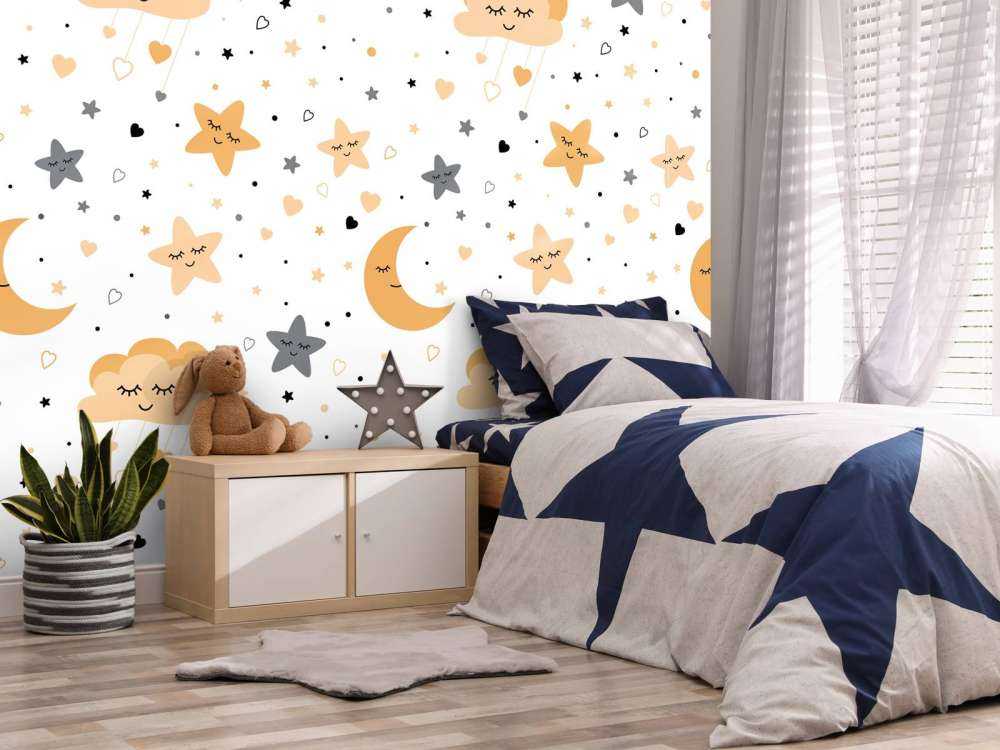 Nuvole, lune e stelle