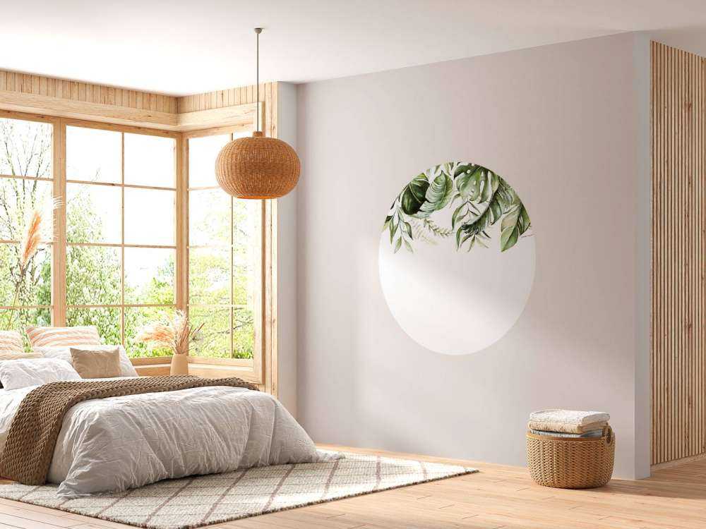 Foglie tropicali ad acquerello