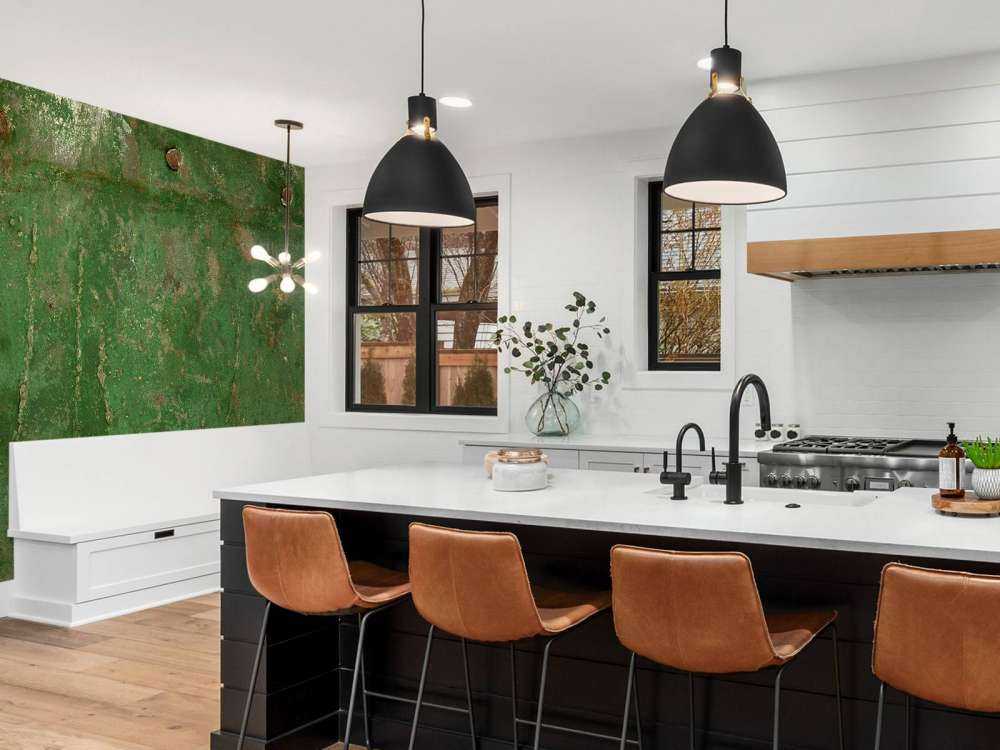 Metallo ossidato verde