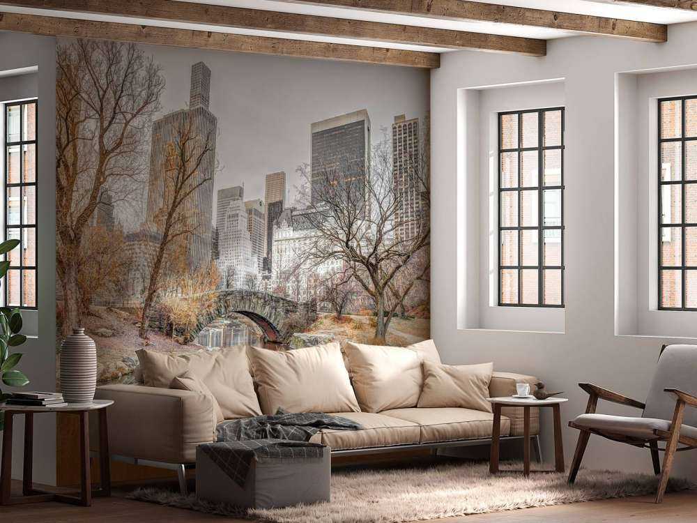 Parco centrale in inverno