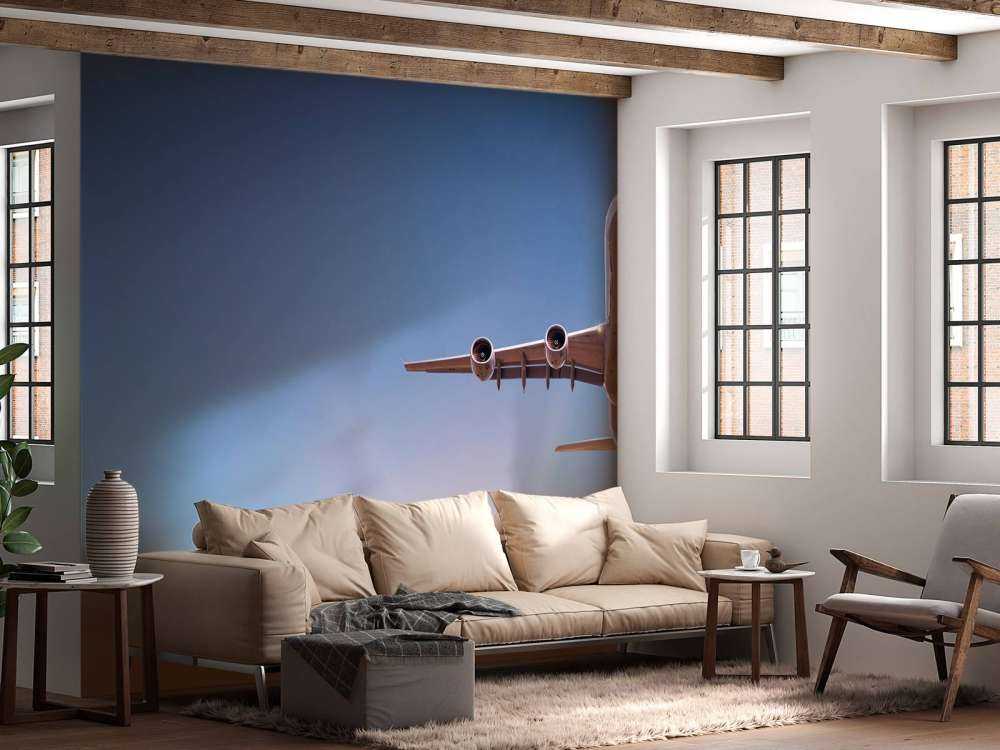 Aereo con un bel sole