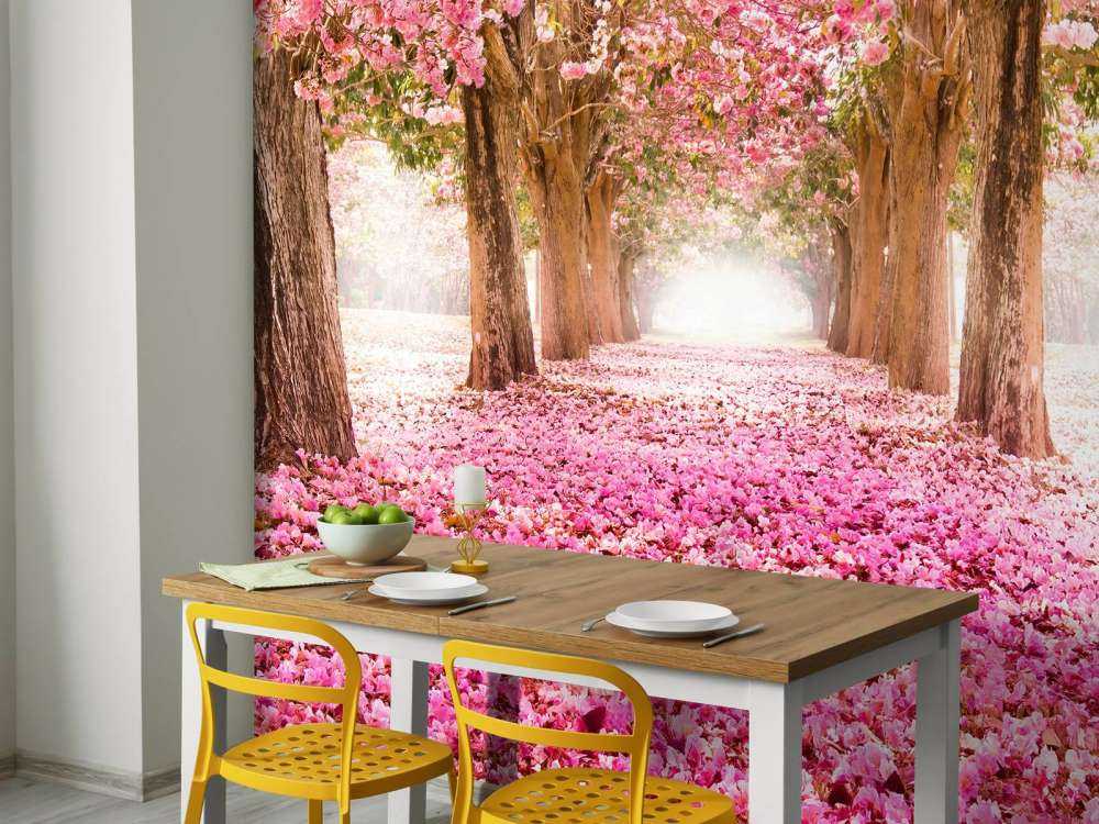 Carta da parati in fiore