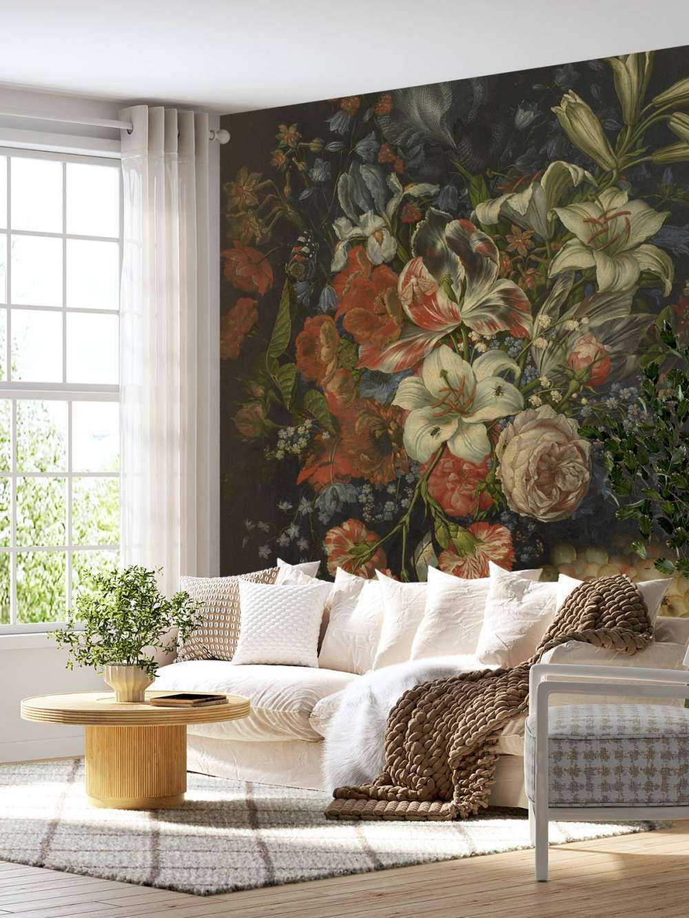 Natura morta con fiori e frutti