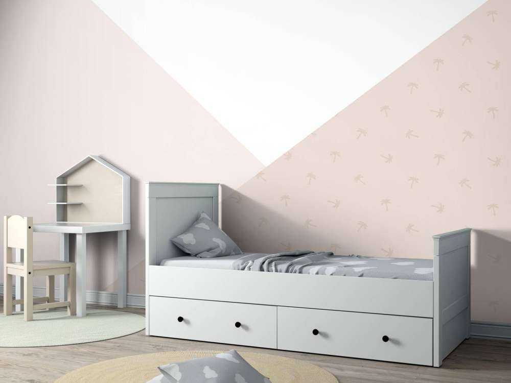 Triangoli rosa con palme