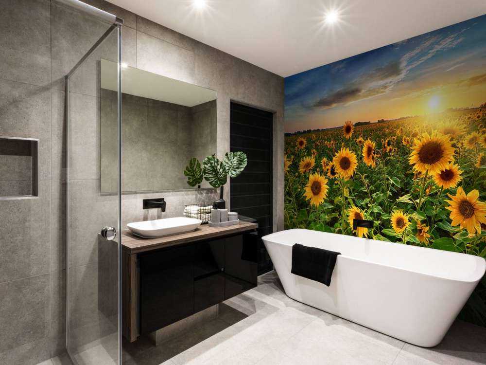 Bellissimo campo di girasoli