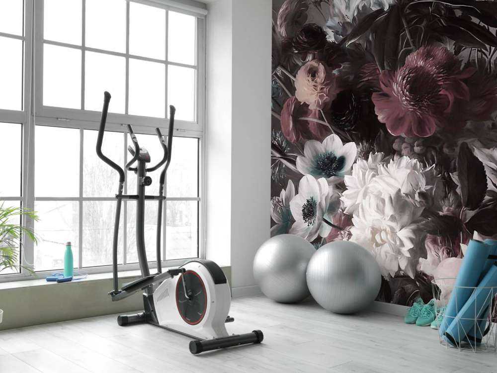 Grande bouquet con anemoni arancioni