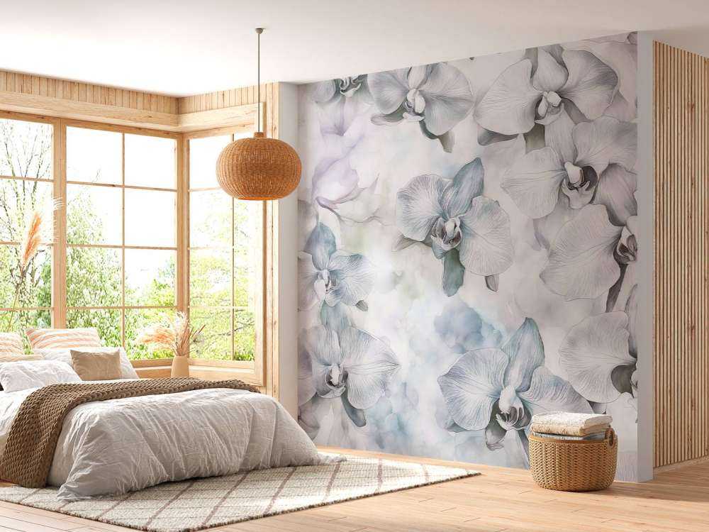 Melodie di orchidee ad acquerello