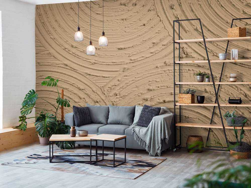 Cerchi Zen struttura grezza in marrone oro