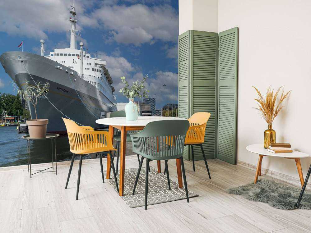 L'ex piroscafo SS Rotterdam a colori 