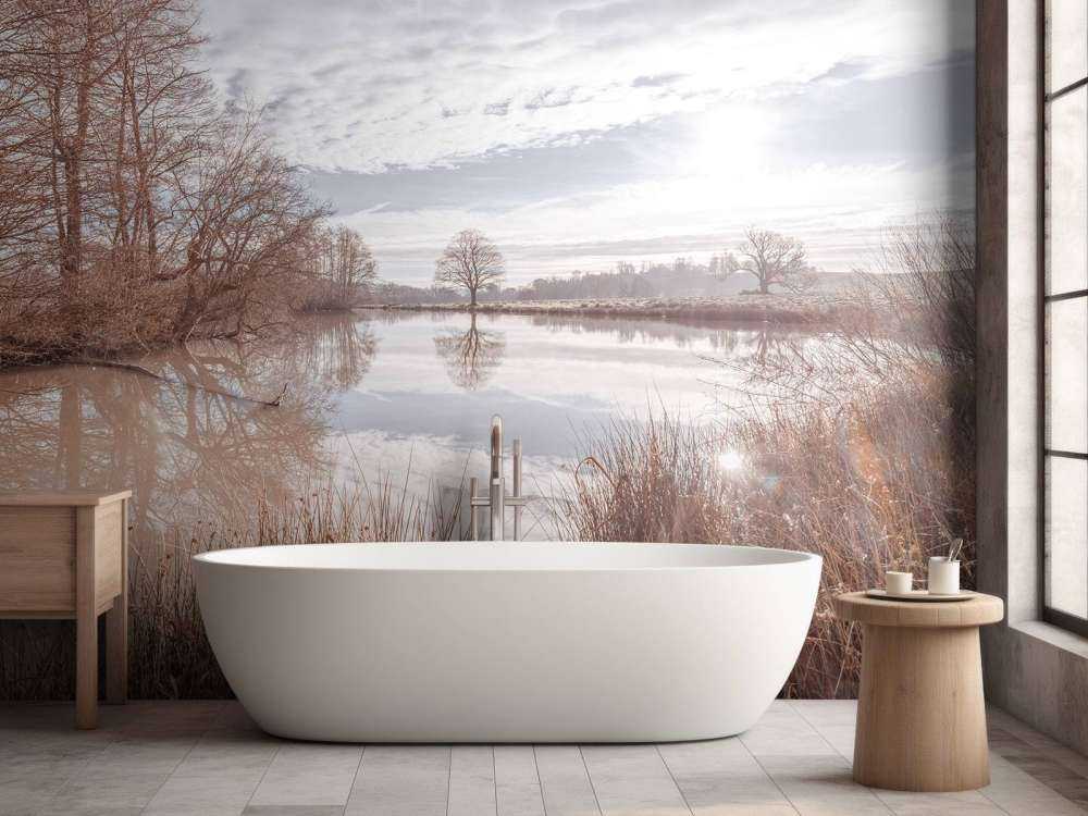 Stagno nella foresta