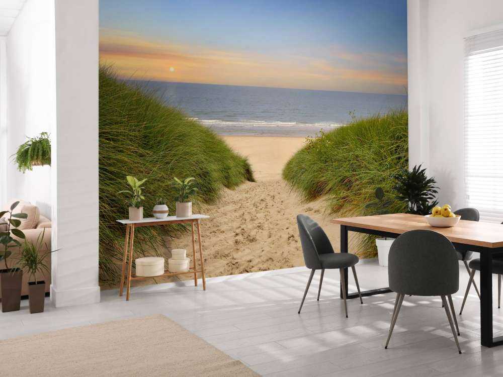 Tramonto in spiaggia