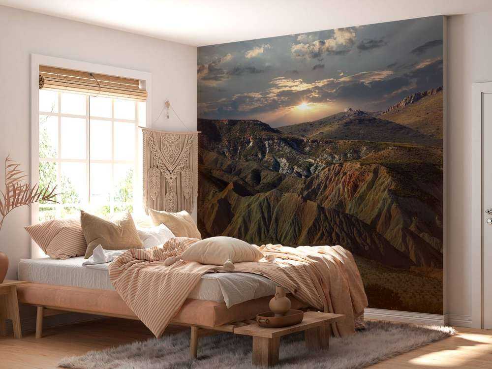 Tramonto in montagna