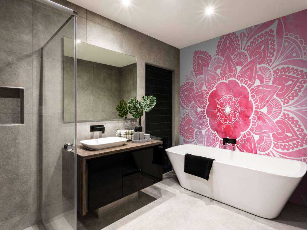 Mandala con motivo floreale