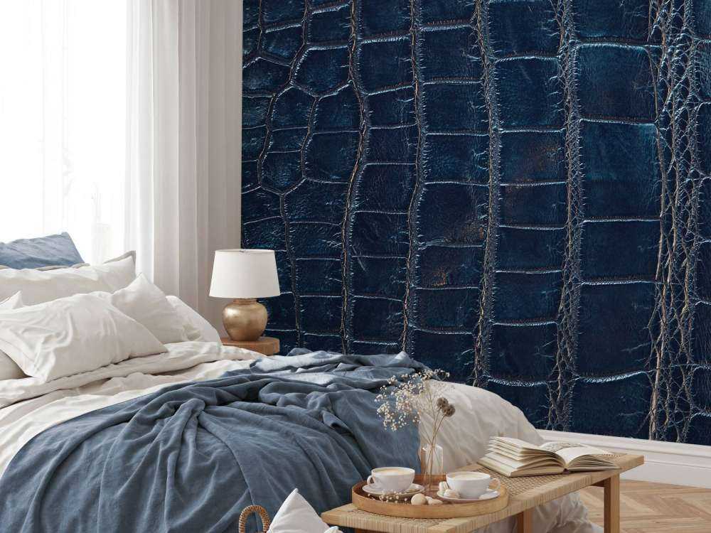 Pelle lucida di coccodrillo