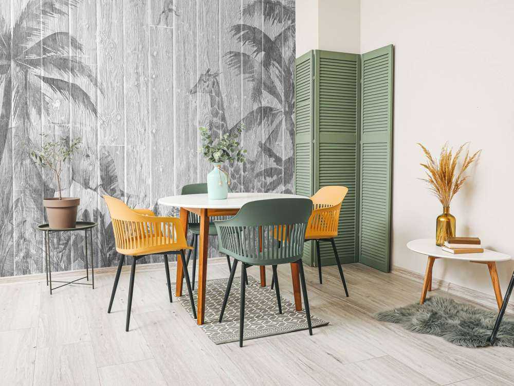 Animali della giungla su legno