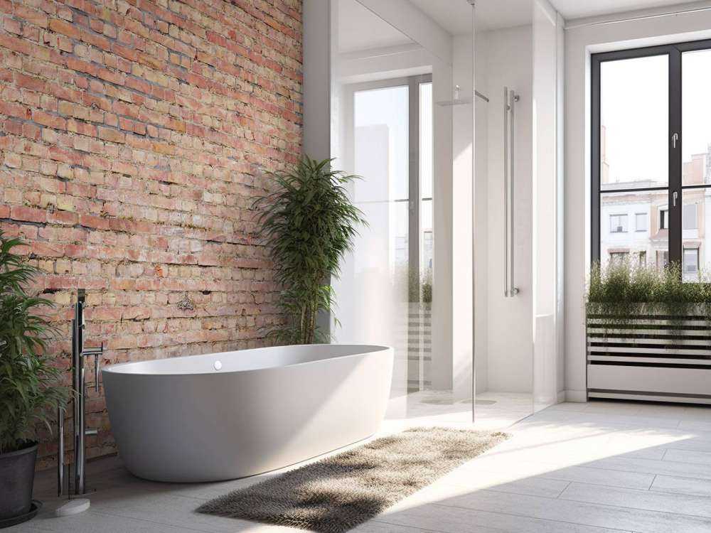 Vecchio muro in mattoni