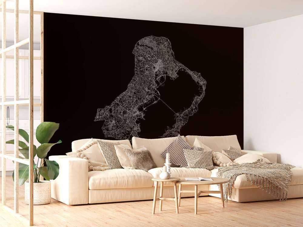 Mappa di Tokyo, nero
