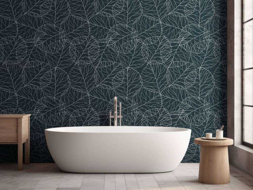 Modello di foglia illustrato