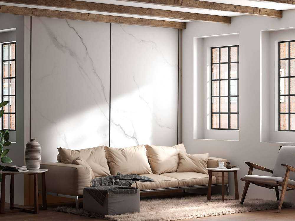 Piastrelle bianche strisce