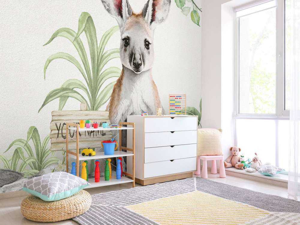 Baby canguro della giungla