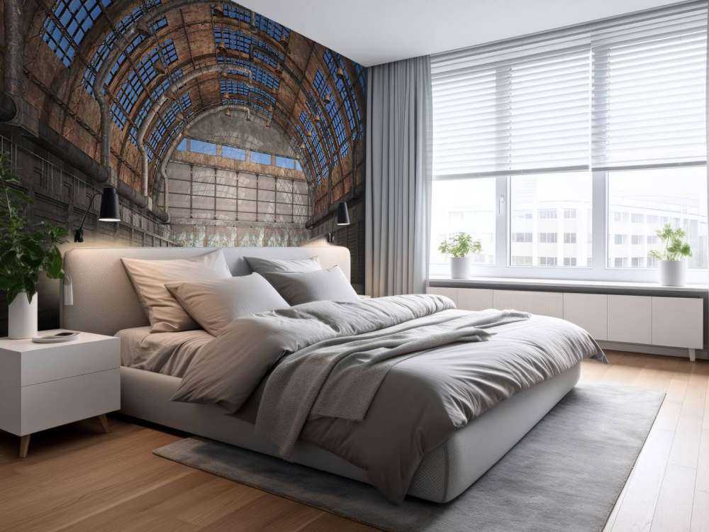 Sala di fabbrica d'epoca