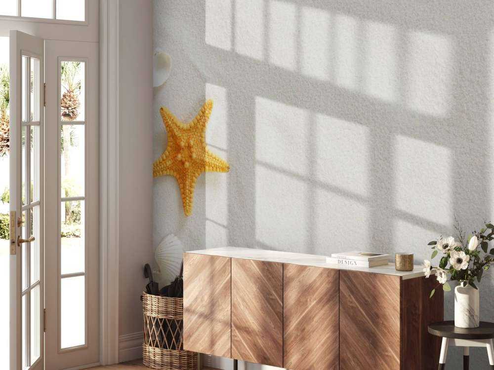 Stella marina su sabbia bianca