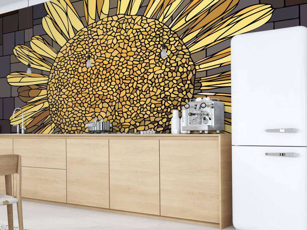 Fiore di camomilla giallo