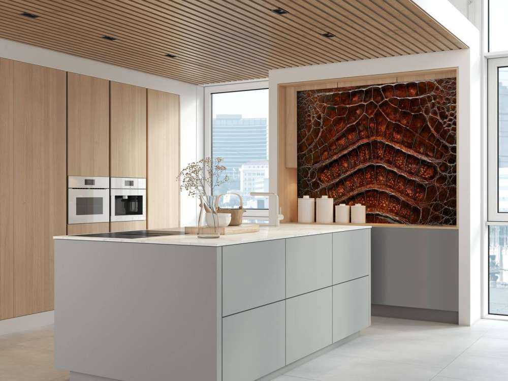 Struttura della pelle di coccodrillo