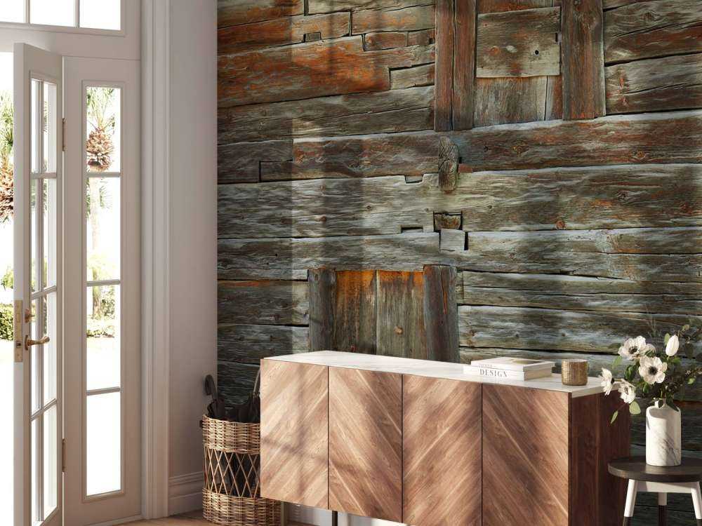 Vecchie porte di legno