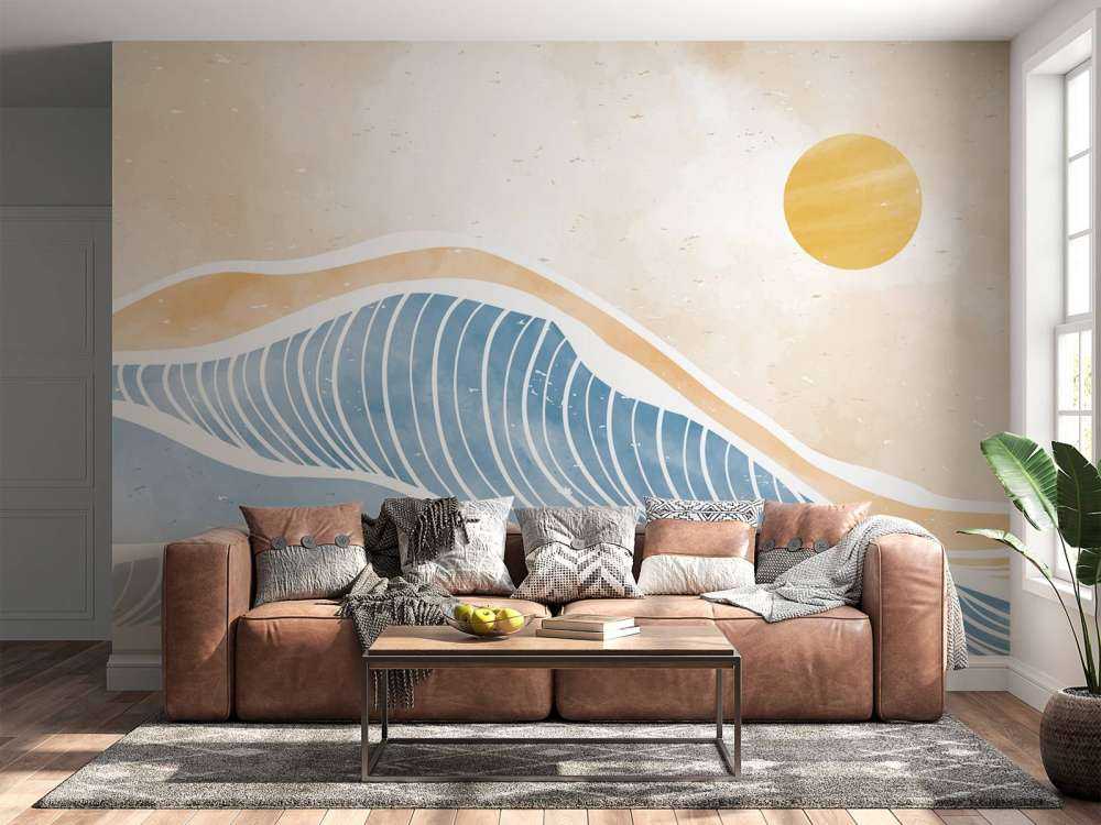 Onde blu per il sole