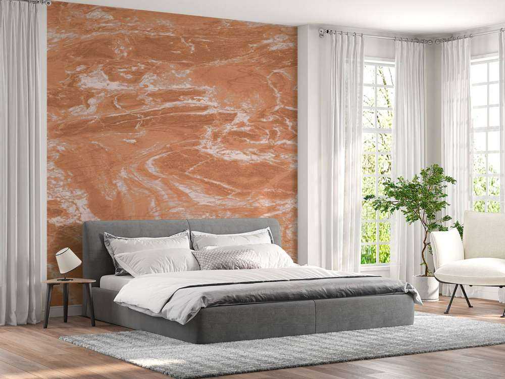 Marmo di terracotta con spazzate