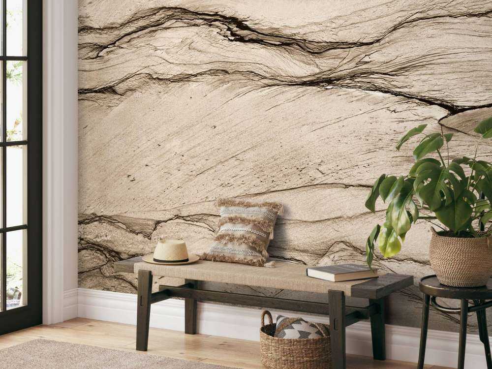 Marmo beige ondulato