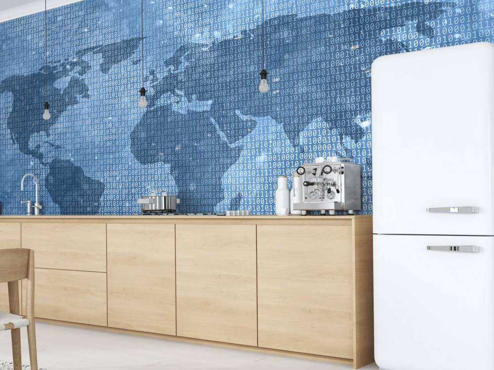 Mappa del mondo binario