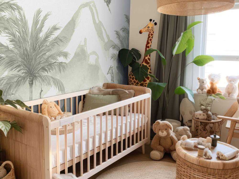 Animali della giungla in verde