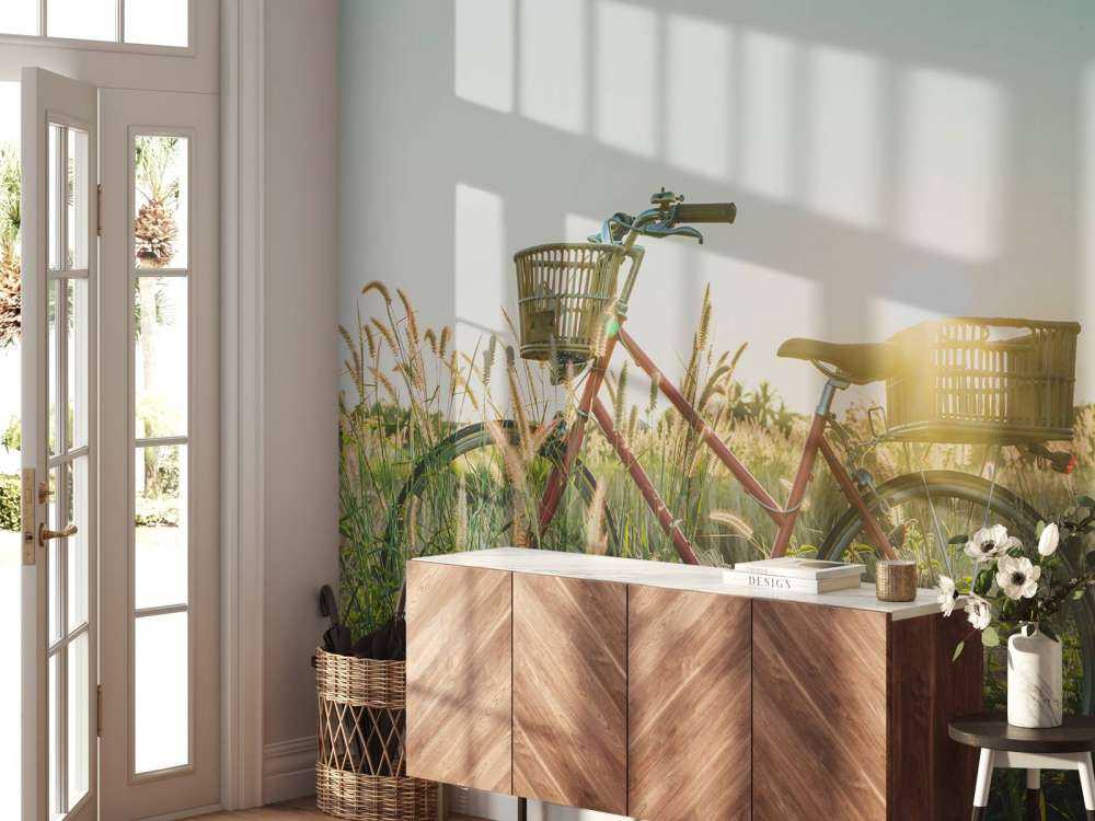 Bicicletta vintage rossa