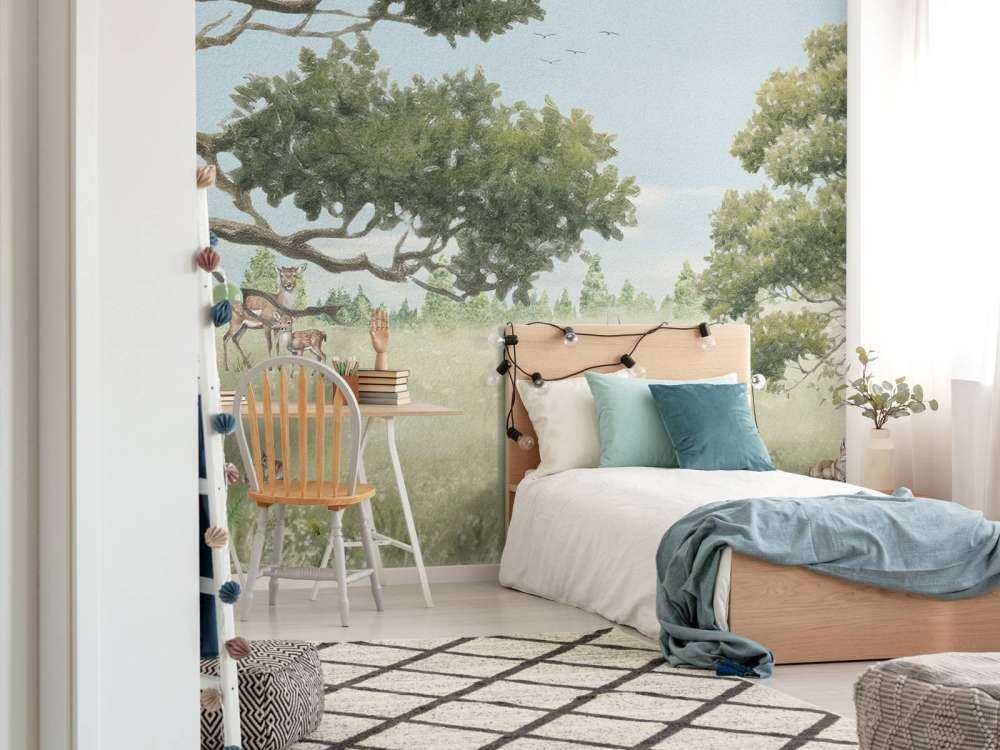 Paesaggio con animali