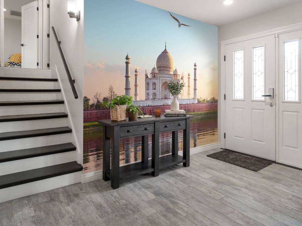 Taj Mahal al mattino