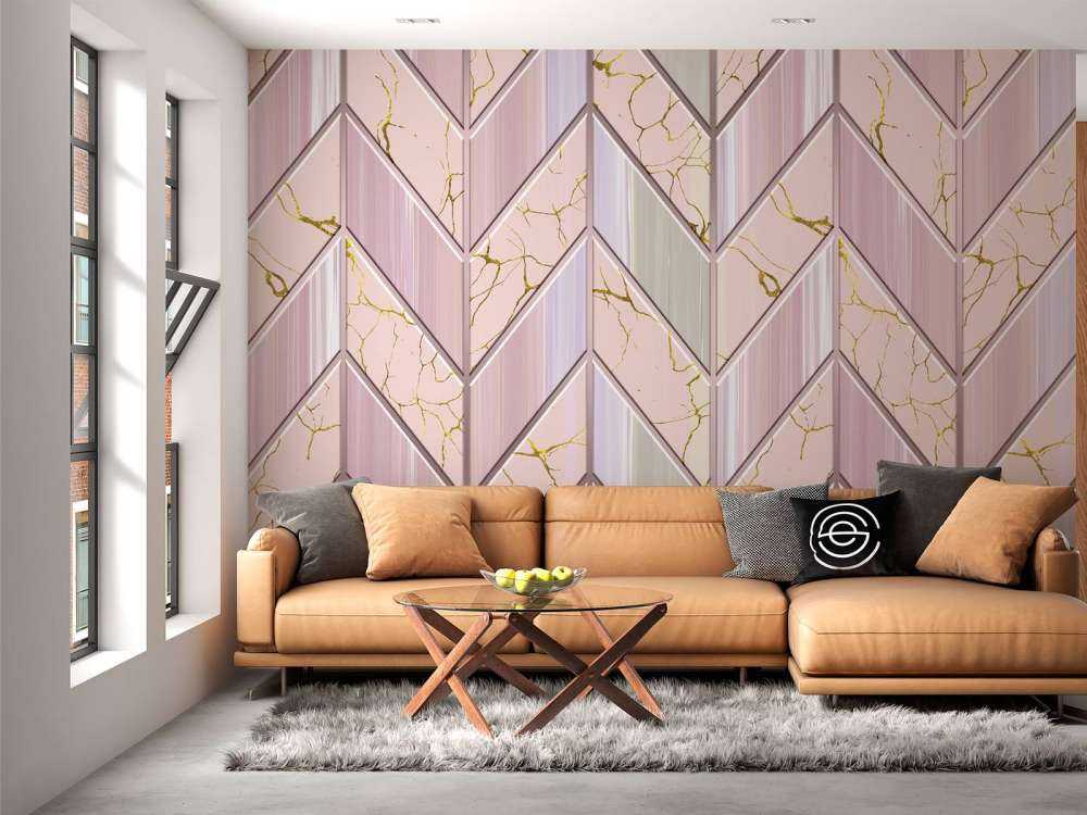 Piastrelle di colore rosa