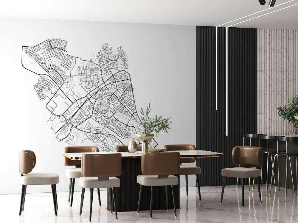 Mappa di Zwolle, bianco