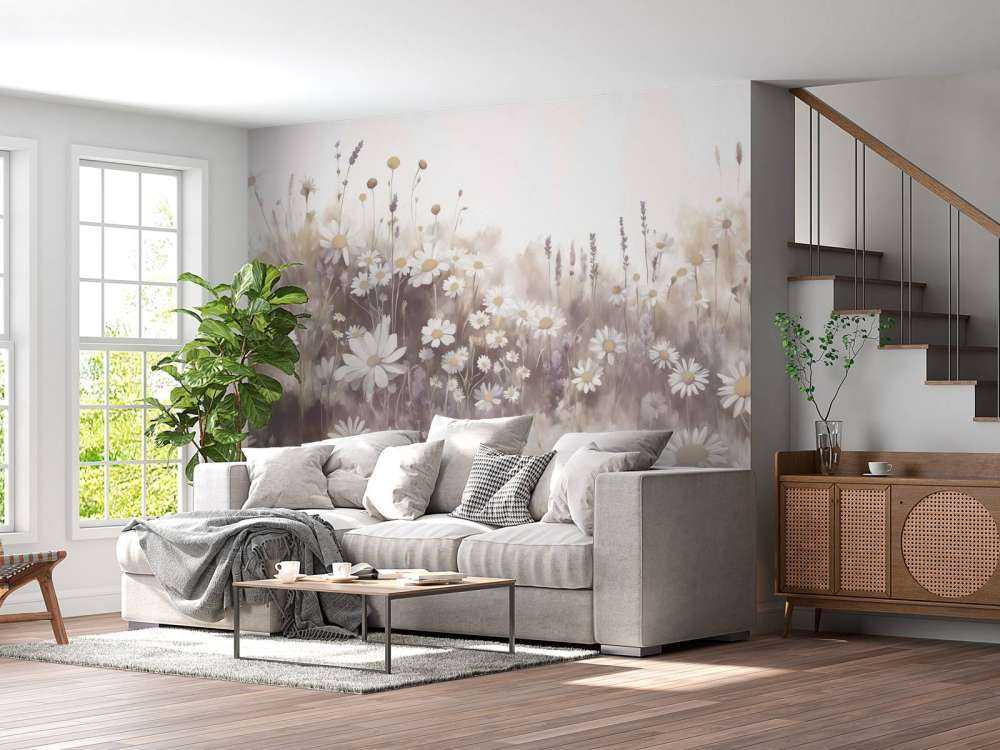 Campo di Margherite Quieto Rosa