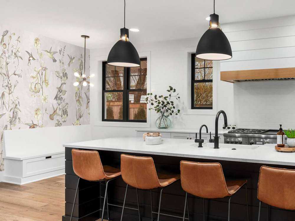 Fiori di prato e giardino crema