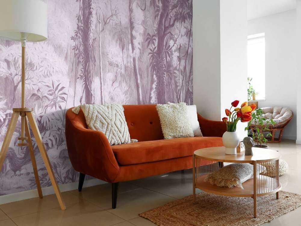 Foresta tropicale - rosa