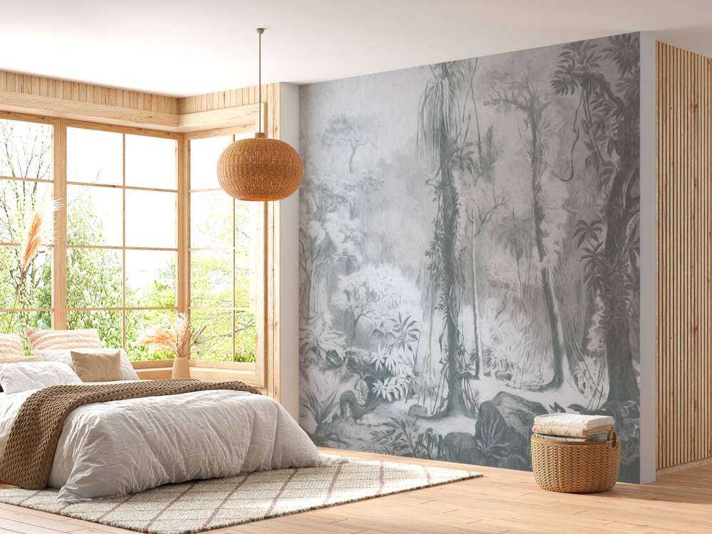 Foresta tropicale - blu