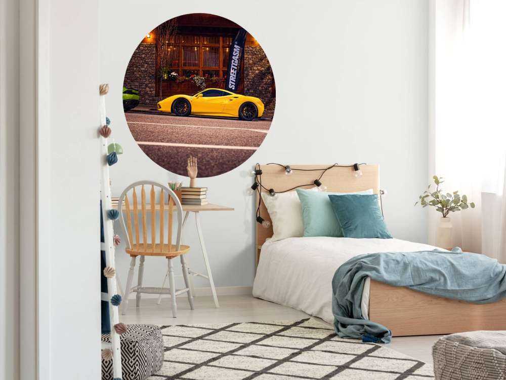 Auto esclusive presso la lodge in legno