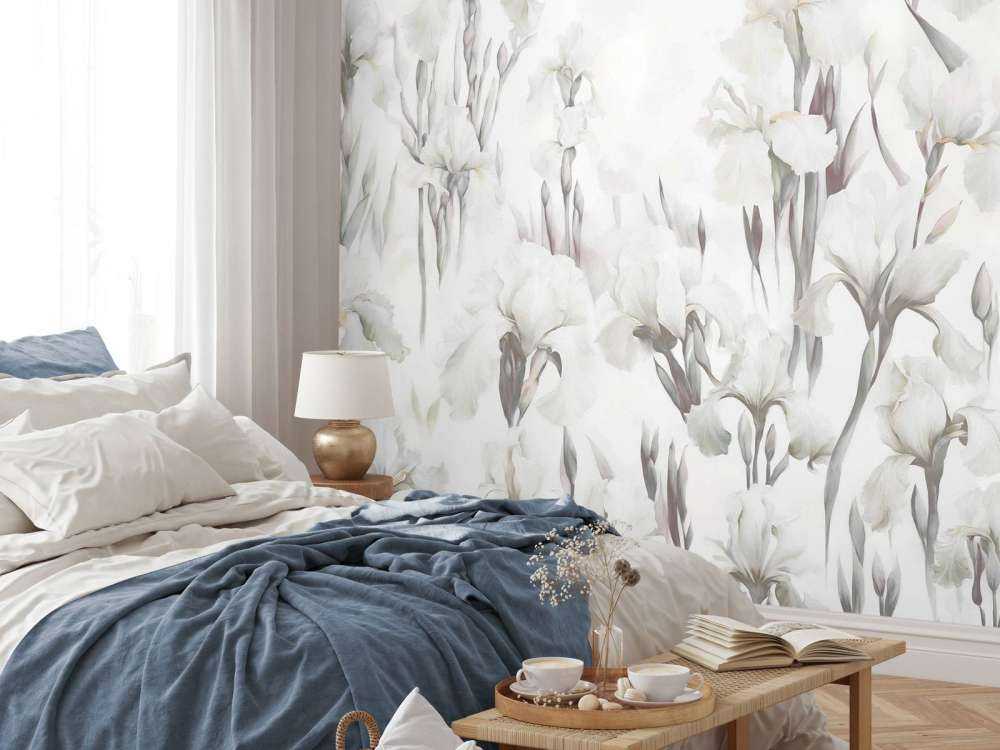 Iris danzano beige senza soluzione di continuità