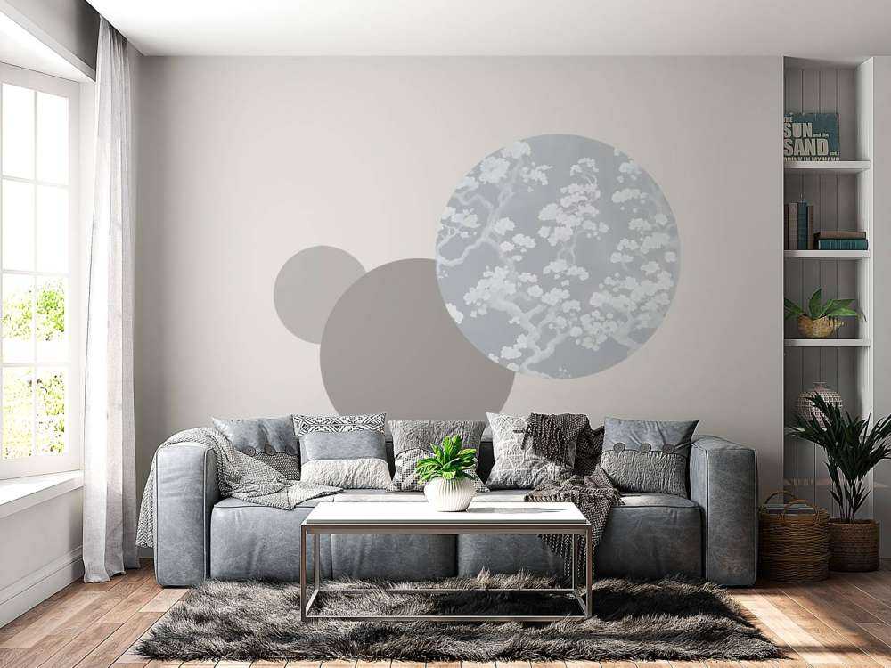 Meravigliosa foresta in fiore - blu