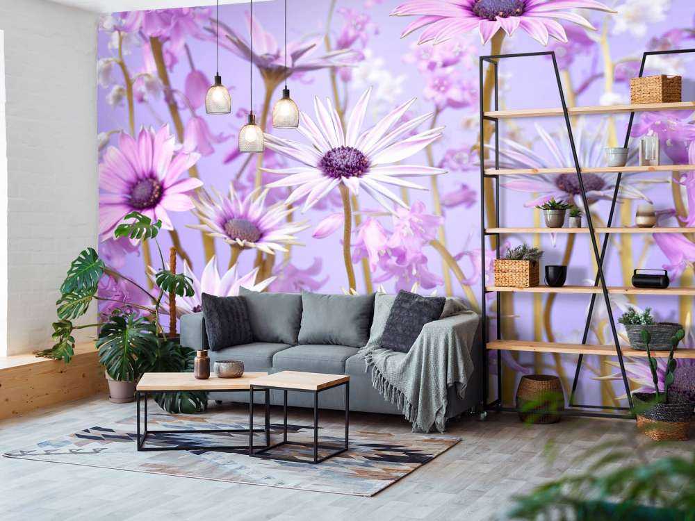 Fiori viola colorati